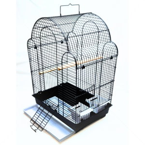 MINA PET Клетка за малки птици, черна