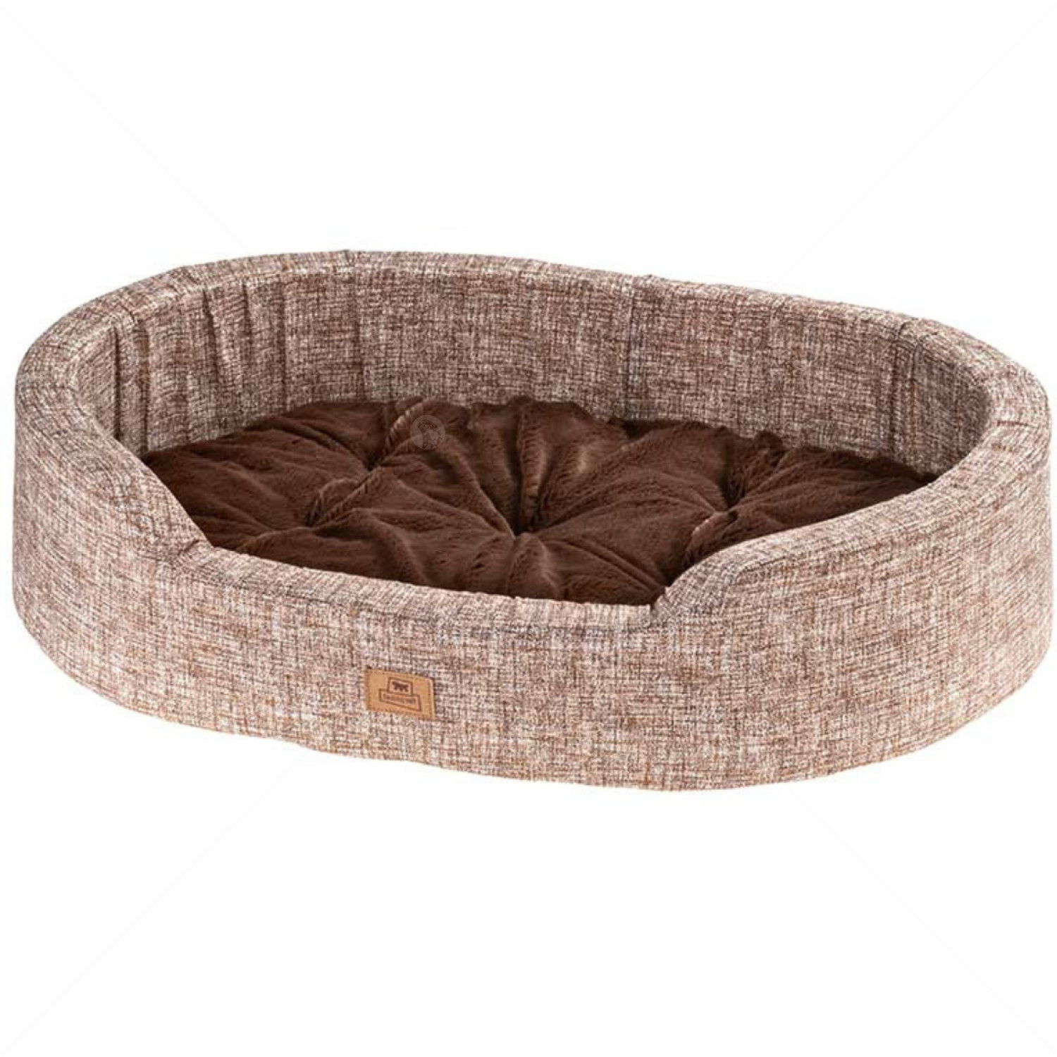 Памучно легло с плюш, FERPLAST Dandy 65, кафяв меланж