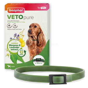 Репелентен нашийник BEAPHAR Veto Pure Dog Bio Collar Dog 65 см