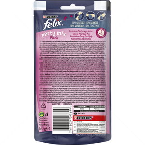 Микс от хапки с пиле, пуйка и сирене FELIX Party Mix 60 гр Picnic