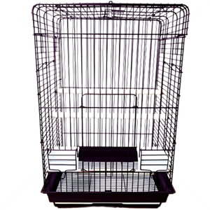 MINA PET Клетка за средни и големи птици, черна