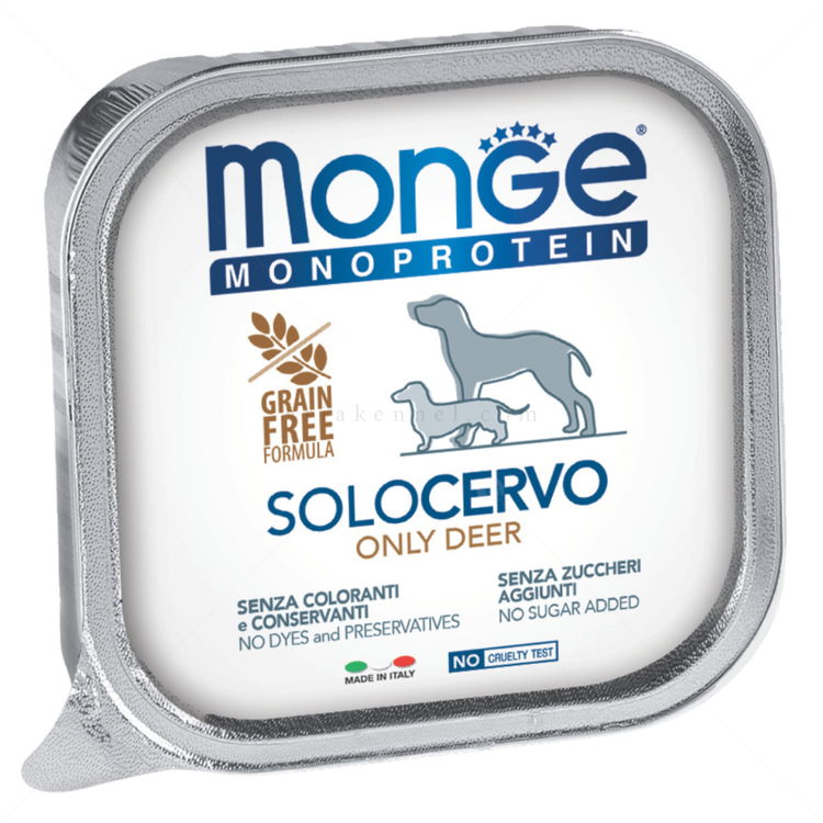 Пастет със 100% еленско месо MONGE Superpremium Monoprotein Terrine Adult Deer