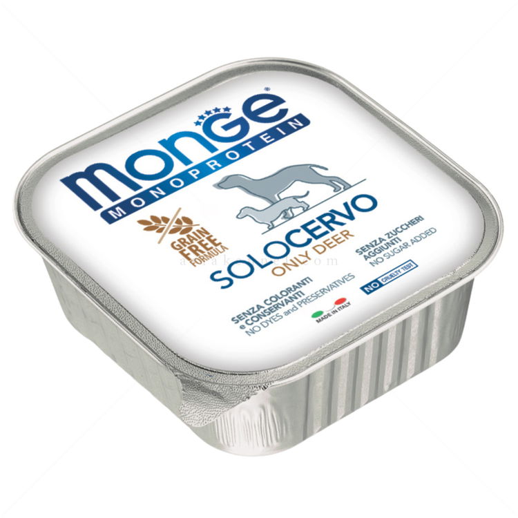Пастет със 100% еленско месо MONGE Superpremium Monoprotein Terrine Adult Deer