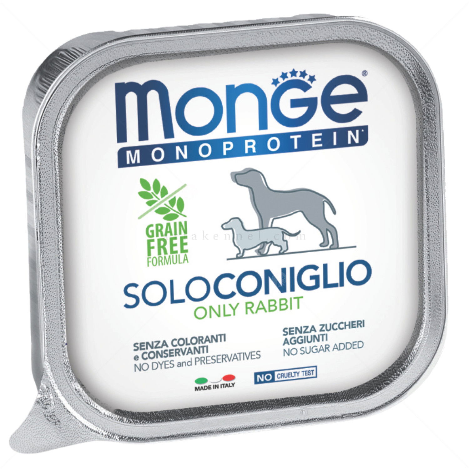 Пастет със 100% заешко месо MONGE Superpremium Monoprotein Terrine Adult Rabbit