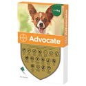 Комбинирани пипети за вътрешно и външно обезпаразитяване ADVOCATE 3x0.4 мл