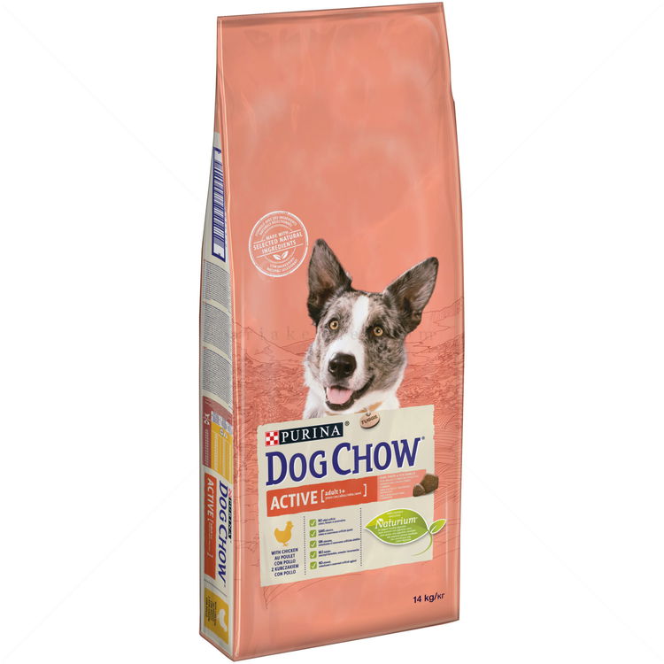 DOG CHOW 14 кг Adult Active Chicken