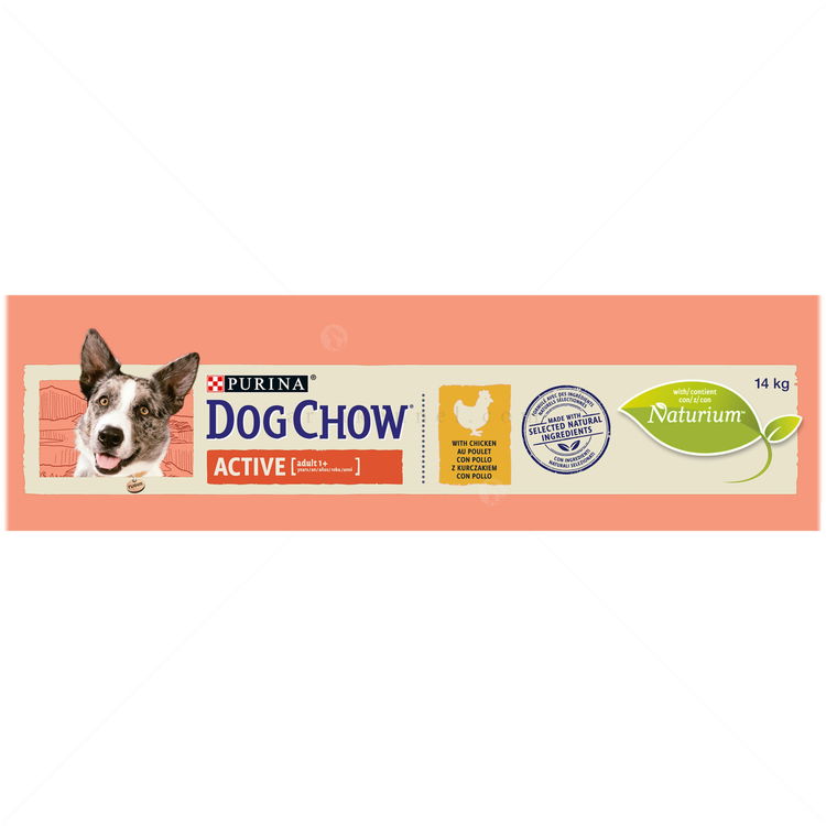 DOG CHOW 14 кг Adult Active Chicken