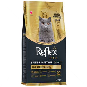 REFLEX PLUS 1.5 кг British Shorthair Adult, за британски котки