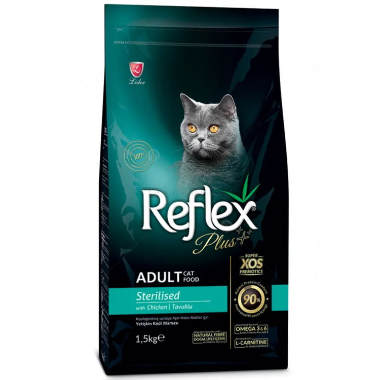 REFLEX PLUS 1.5 кг Sterilised Chicken, с пилешко месо