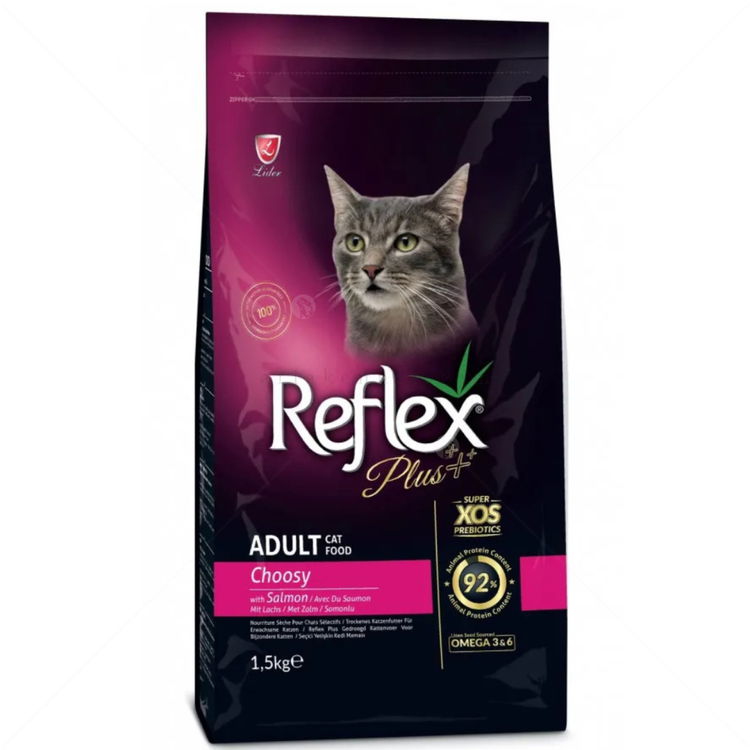 REFLEX PLUS 1.5 кг Adult Choosy Salmon, със сьомга