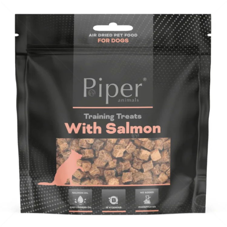 Тренировъчни лакомства със сьомга 130 гр PIPER Training Treats Salmon