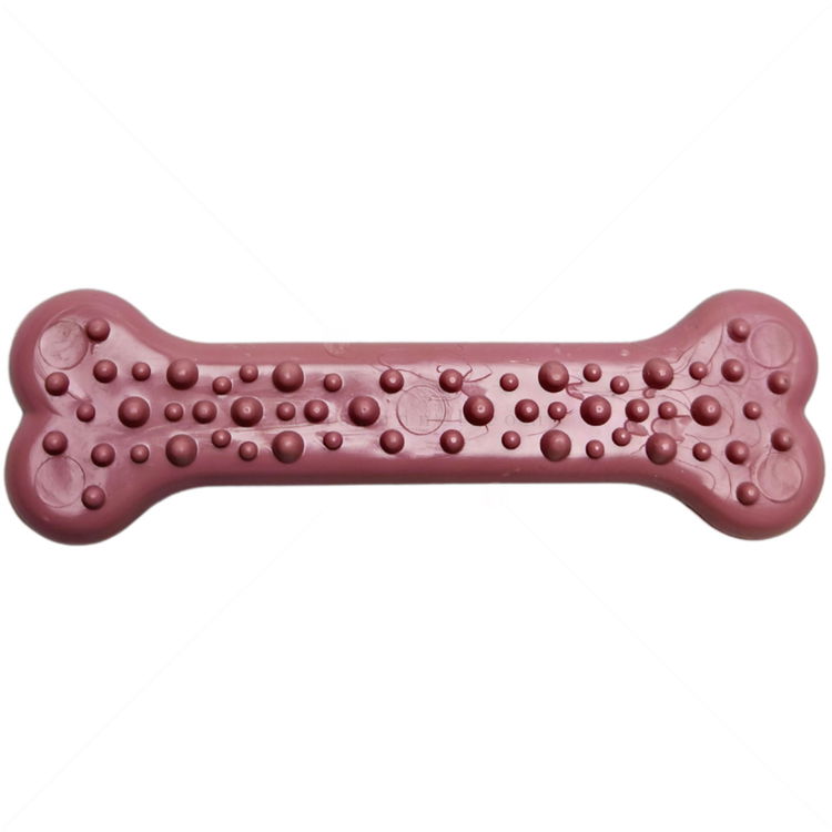 Гумен кокал GEORPLAST GeoBone L, розов