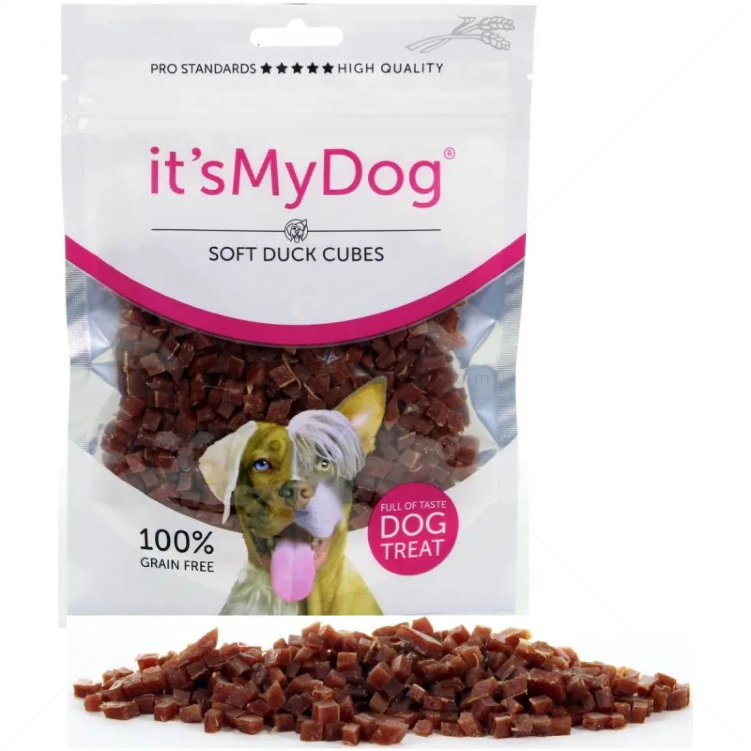 Меки кубчета патешко месо IT'S MY DOG Duck Soft Cubes Grain Free