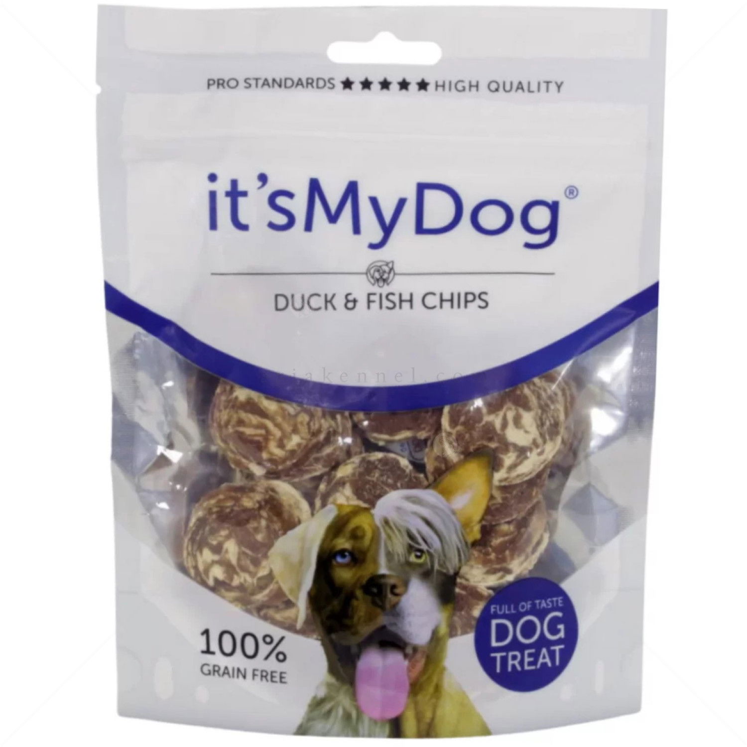 Чипс с патешко месо и риба IT'S MY DOG Duck & Fish Chips Grain Free