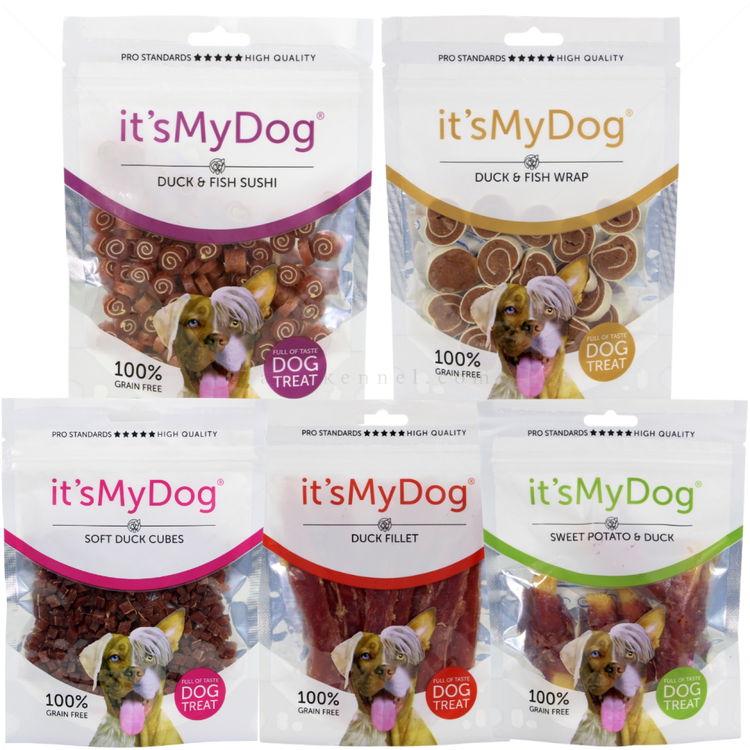 Сет от лакомства с патешко месо IT'S MY DOG Duck Grain Free