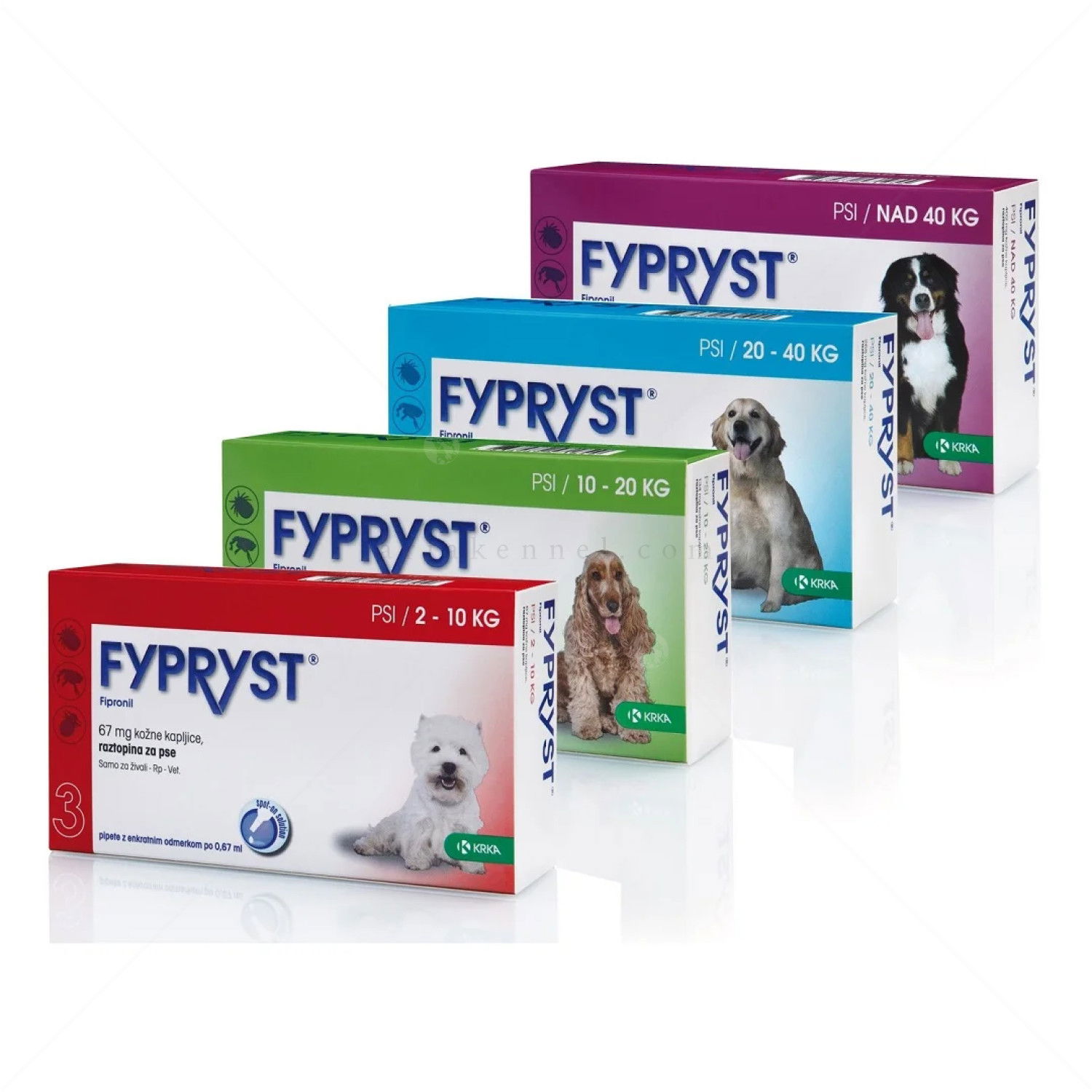 Пипети за външно обезпаразитяване FYPRYST 3x0.67 мл