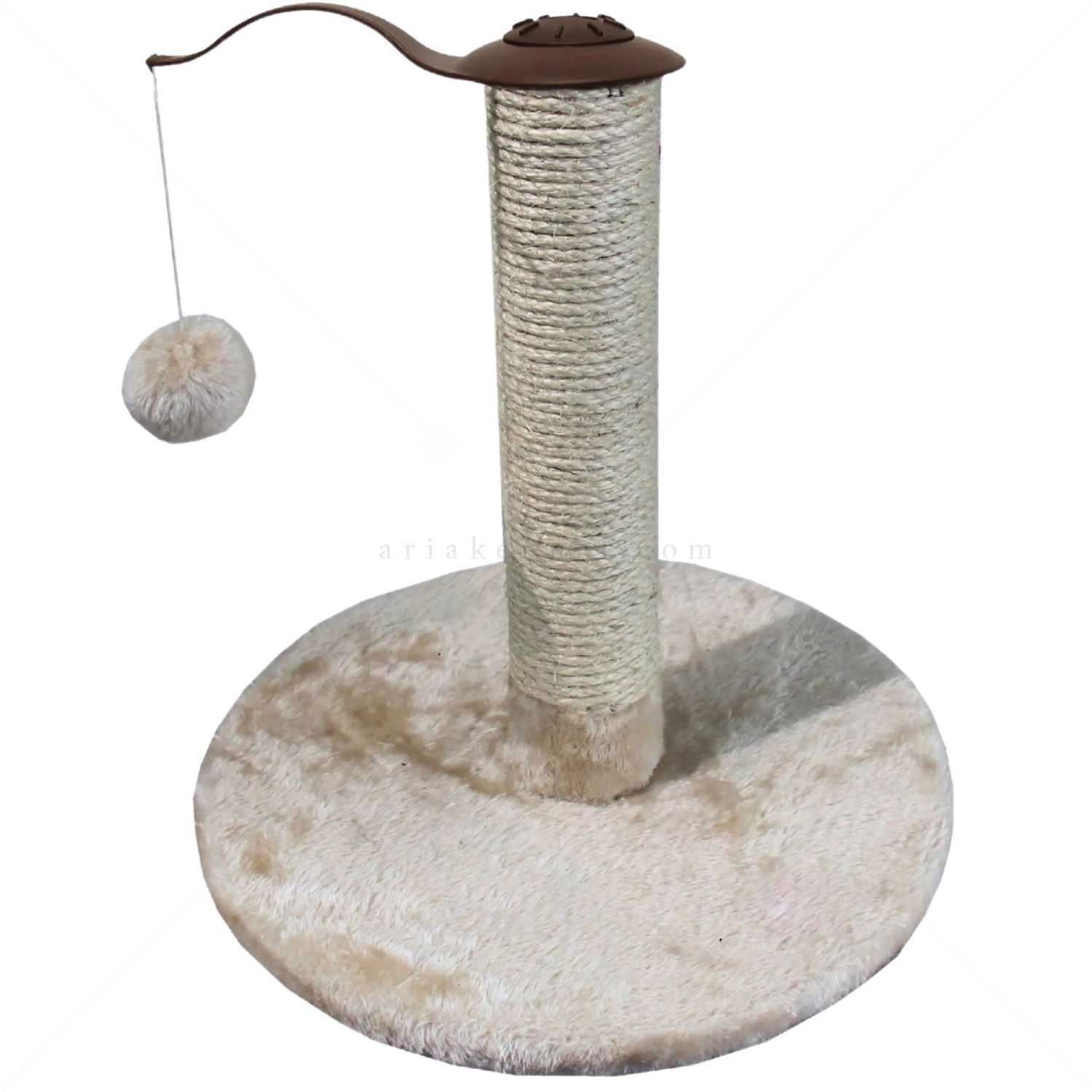 Драскало стълб с въртящо топче VALENGER, бежово