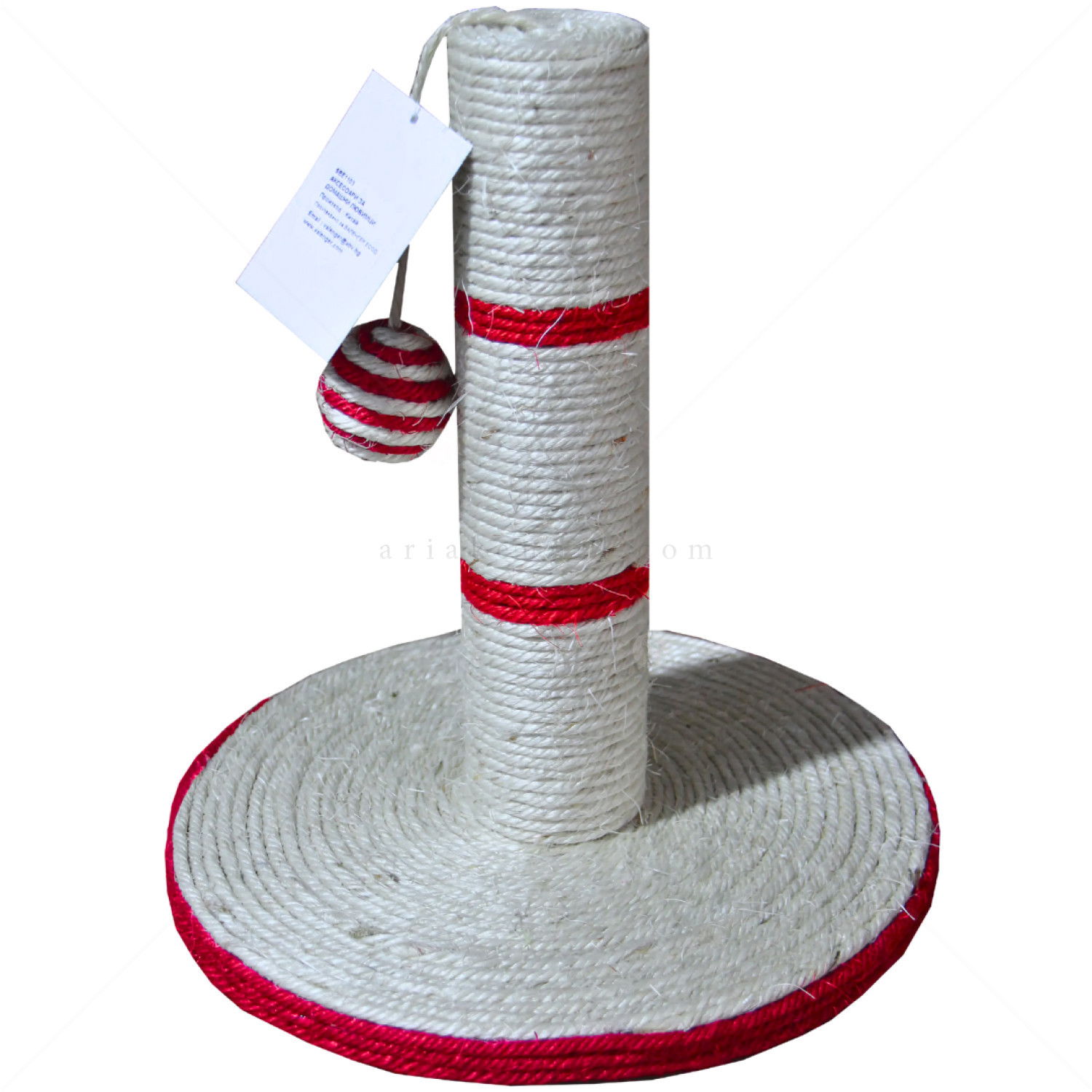 Драскало стълб с топче VALENGER, червено