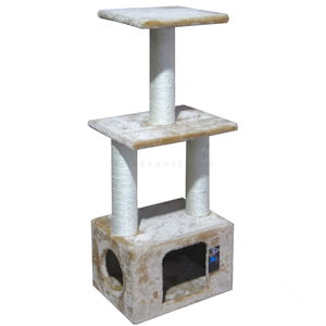 Катерушка с къщичка VALENGER, бежова