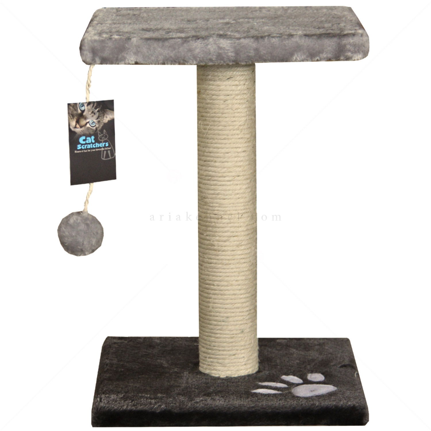 Квадратна катерушка с лапичка VALENGER, сива