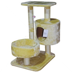 Катерушка с къщичка за спане VALENGER, светло бежово