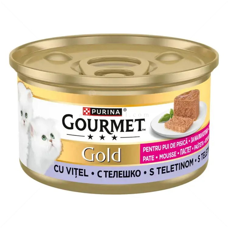 GOURMET Gold Kitten 85 гр Пастет с телешко месо