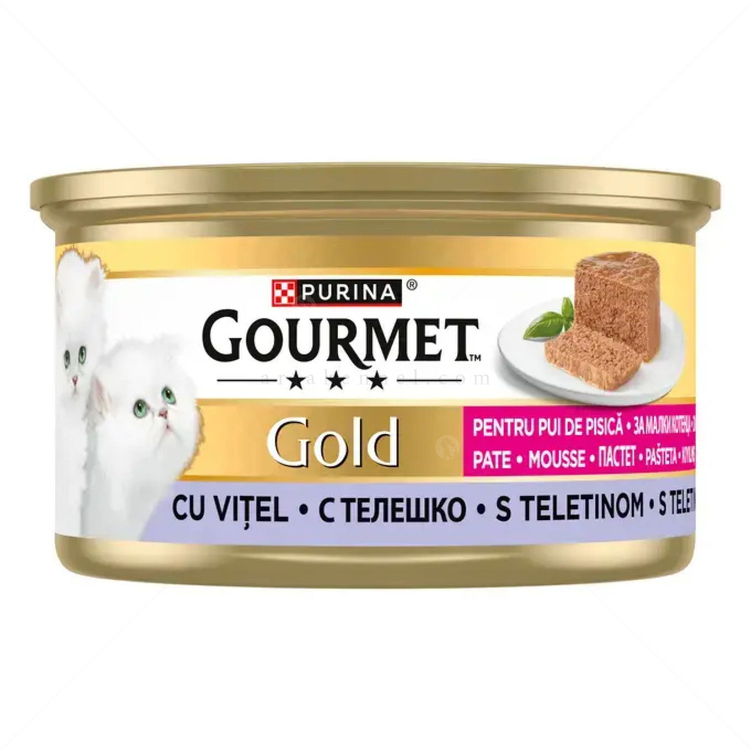 GOURMET Gold Kitten 85 гр Пастет с телешко месо