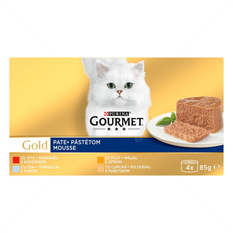 GOURMET Gold 4х85 гр Пастет