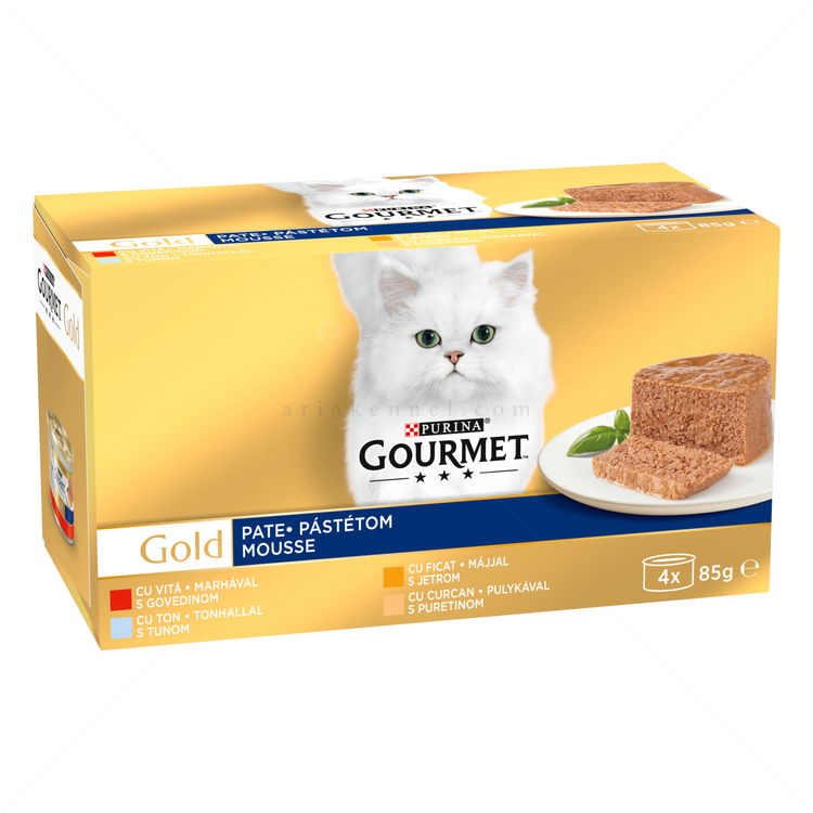 GOURMET Gold 4х85 гр Пастет