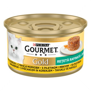 GOURMET Gold 85 гр Пай с пиле и морков