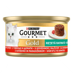 GOURMET Gold 85 гр Пай с говеждо и домати