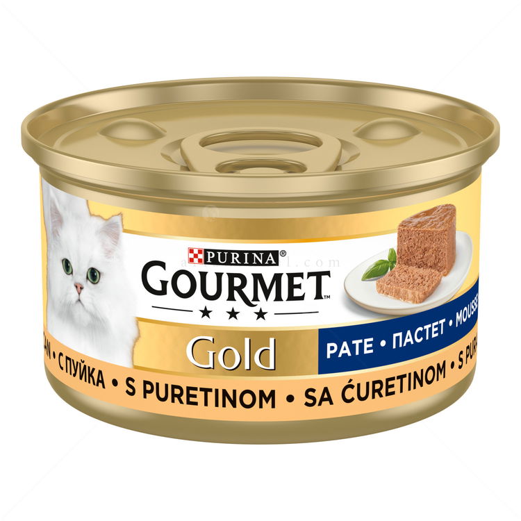 GOURMET Gold 85 гр Пастет с пуйка