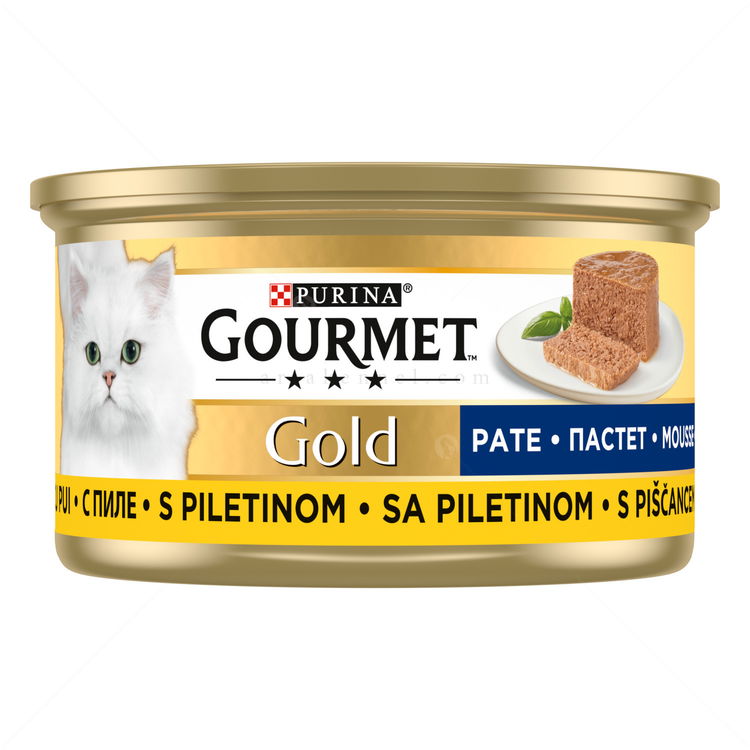 GOURMET Gold 85 гр Пастет с пиле