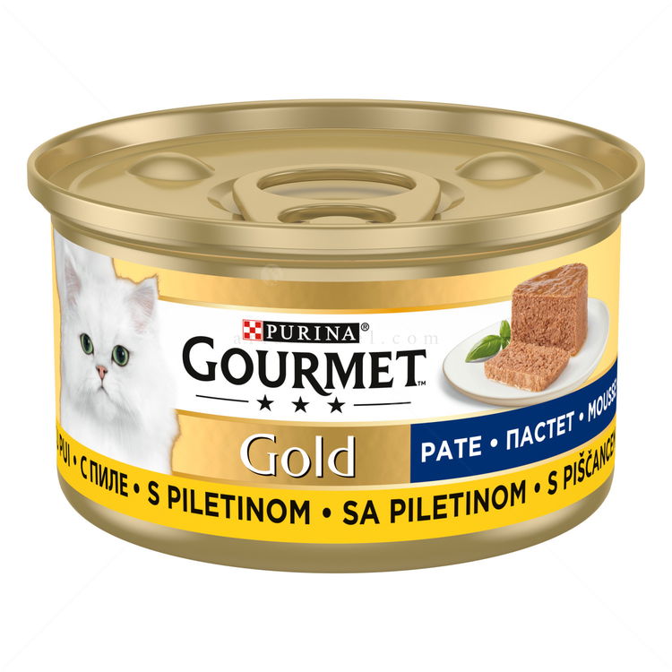 GOURMET Gold 85 гр Пастет с пиле