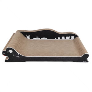 Драскало от картон Кученце в черно ANIPRO