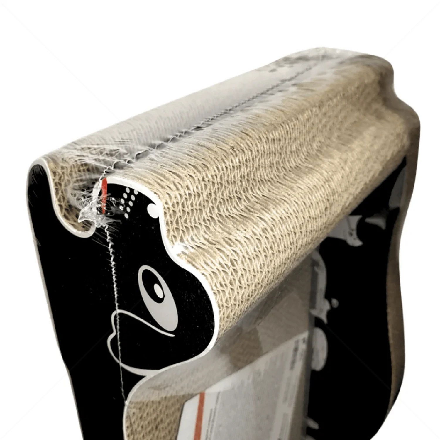 Драскало от картон Кученце в черно ANIPRO