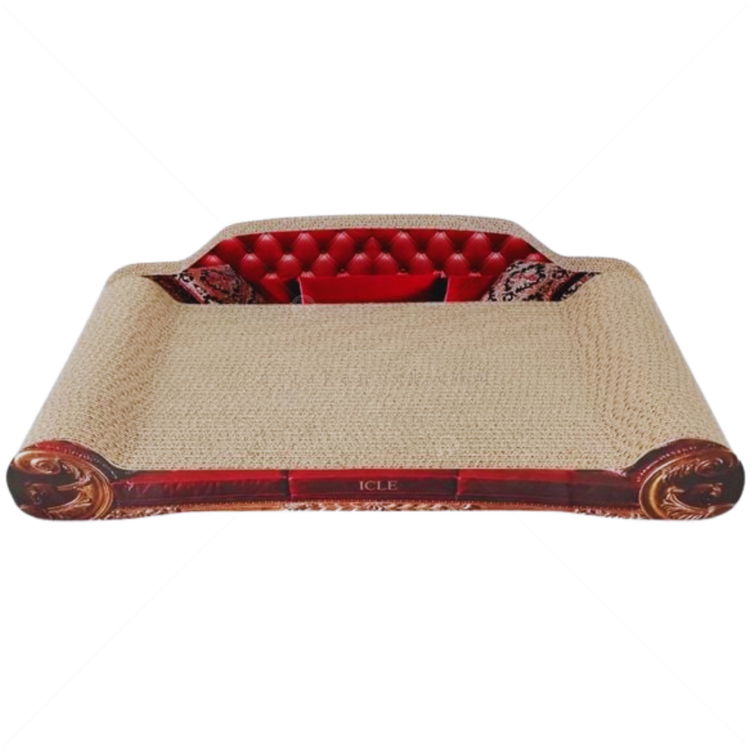 Драскало от картон Кресло в червено ANIPRO