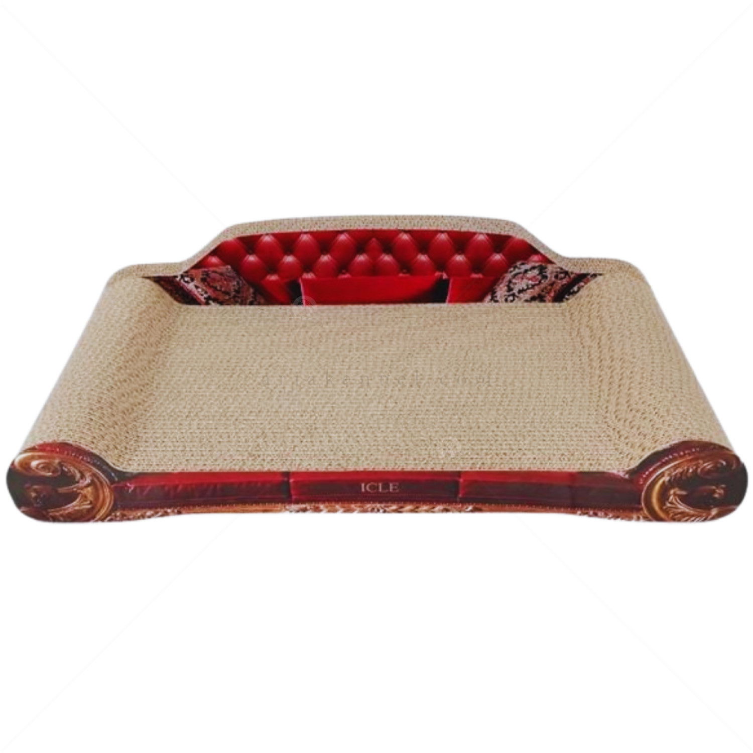 Драскало от картон Кресло в червено ANIPRO