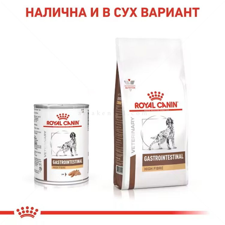 ROYAL CANIN Veterinary Dog Gastrointestinal High Fibre 410 гр