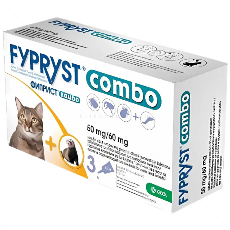 Пипети за външно обезпаразитяване FYPRYST COMBO 3x0.5 мл