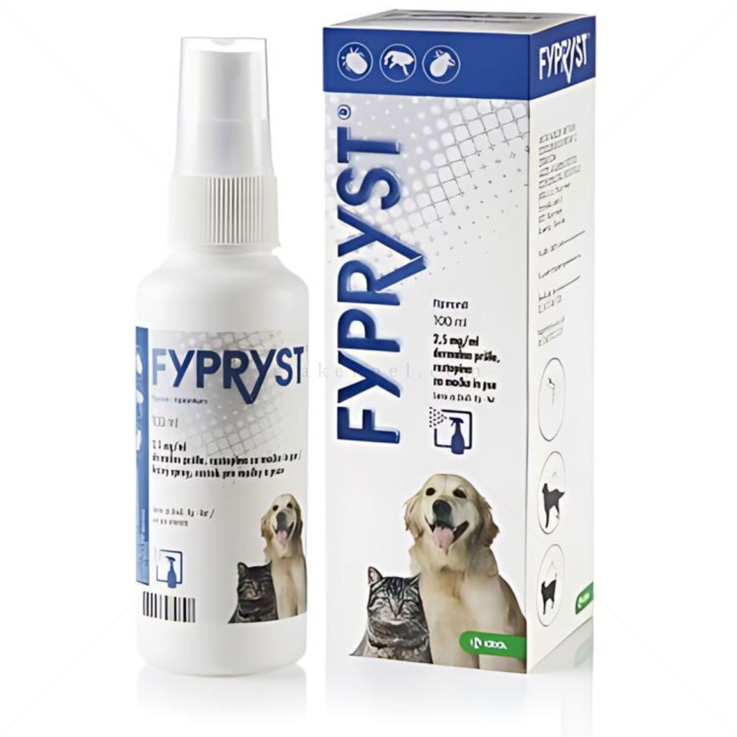 Спрей за външно обезпаразитяване 100 мл за кучета и котки FYPRYST