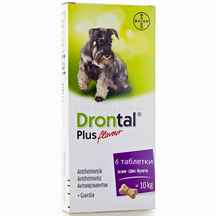 Таблетки за вътрешно обезпаразитяване DRОNТАL Plus Dog 150/144/50 mg