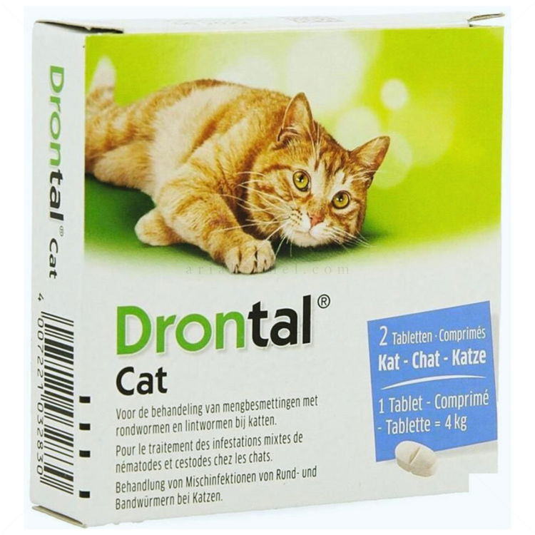 Таблетки за вътрешно обезпаразитяване DRОNТАL Cat