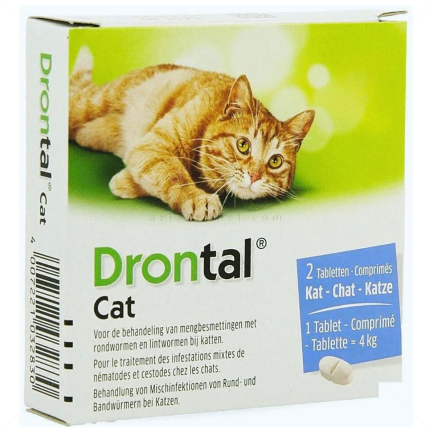 Таблетки за вътрешно обезпаразитяване DRОNТАL Cat