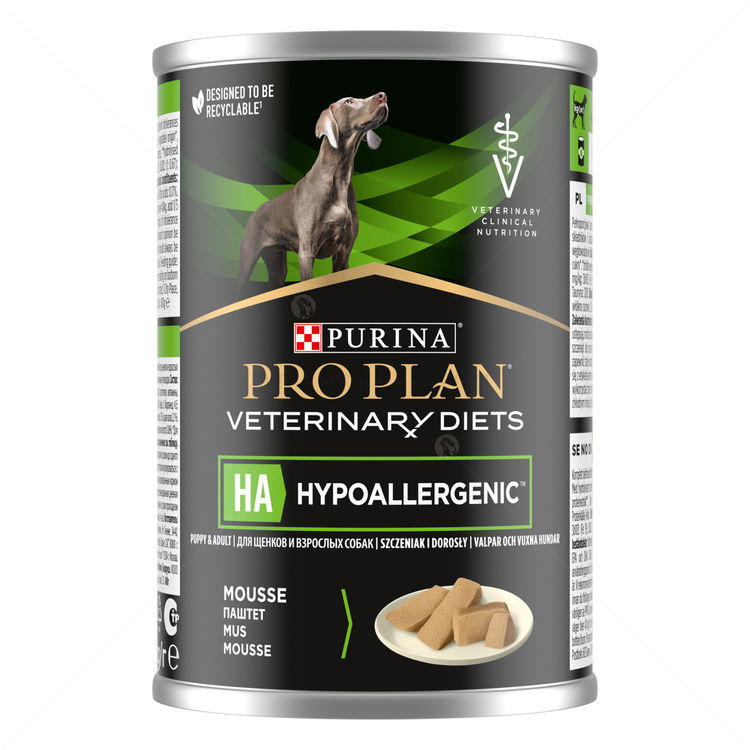 PRO PLAN Veterinary Diets Can HA Hypoallergenic Mousse 370 гр