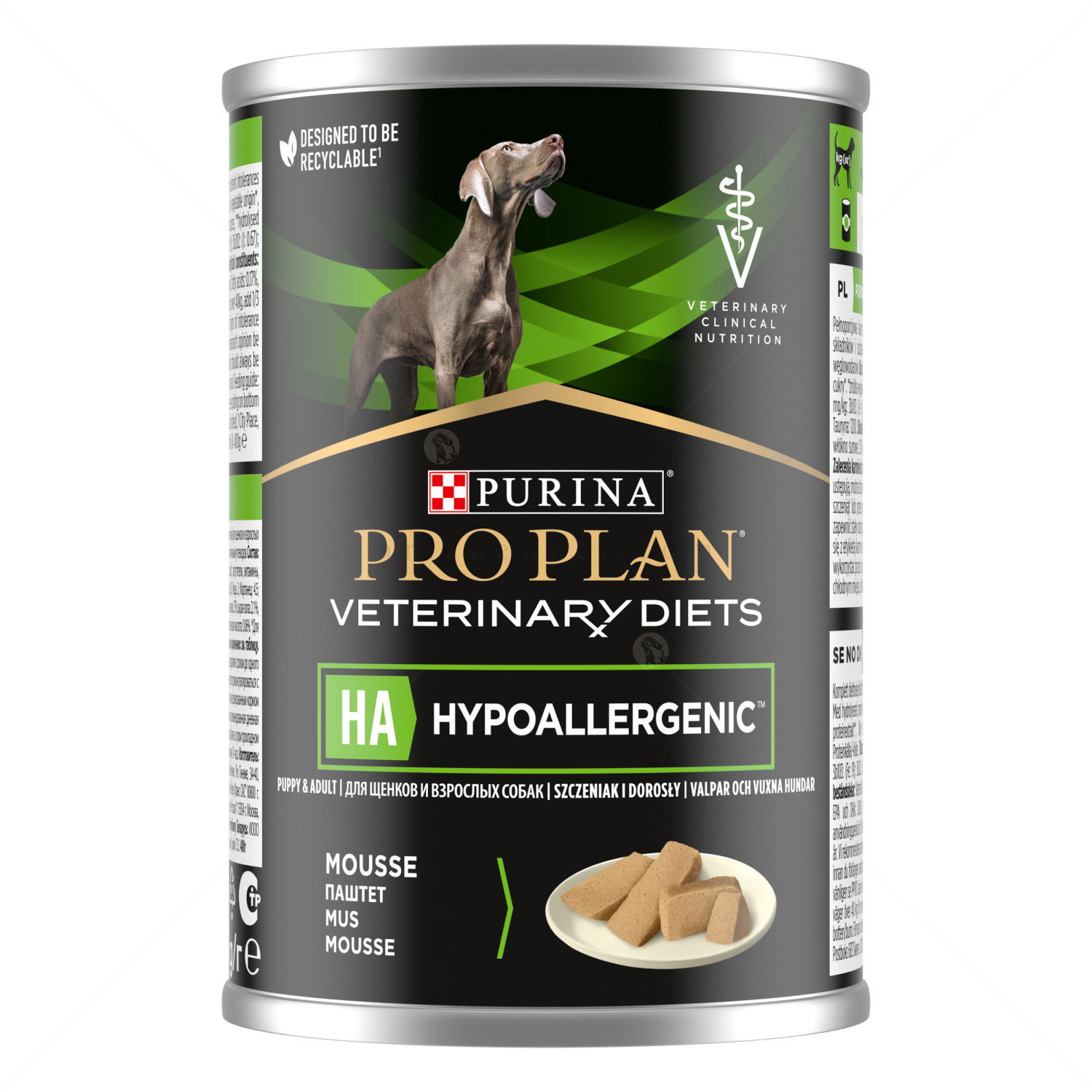 PRO PLAN Veterinary Diets Can HA Hypoallergenic Mousse 370 гр