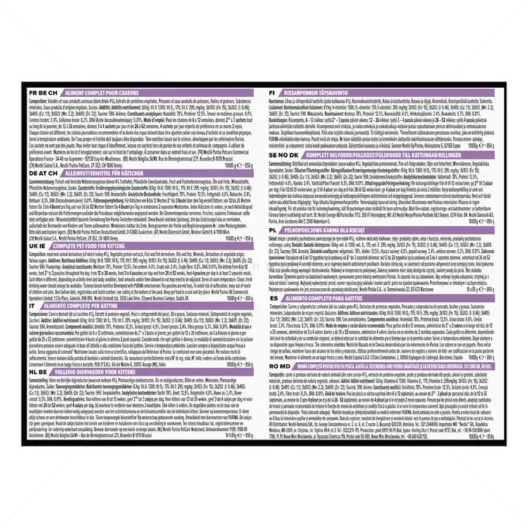 Паучове за малки котенца с пуешко месо PRO PLAN Multipack Kitten, хапки в сос