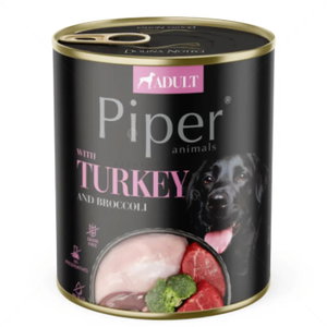 Piper Adult 800 гр с пуешко месо и броколи