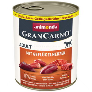 Консерва с птичи сърца 800 гр Gran Carno Adult Geflugelherzen