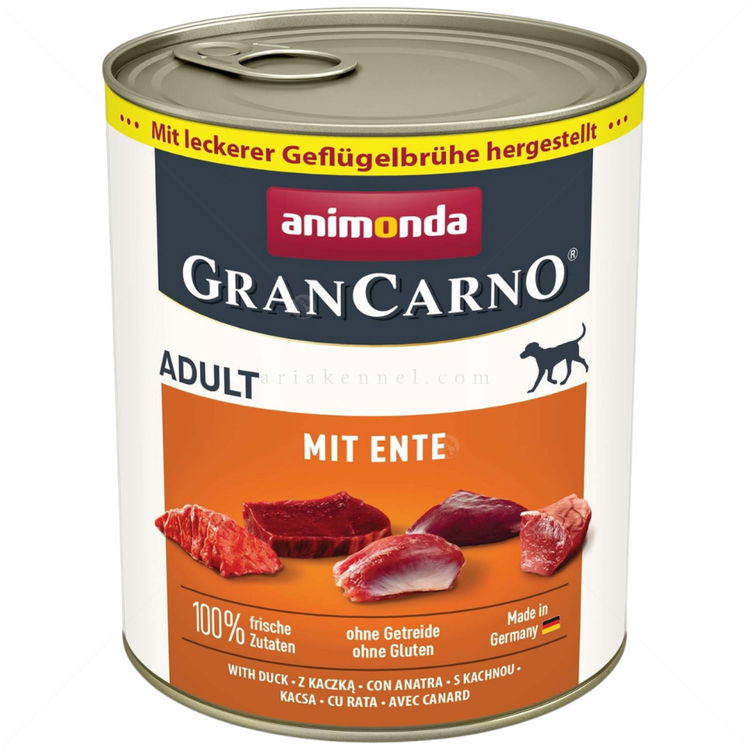 Консерва с патешко месо 800 гр Gran Carno Adult Ente